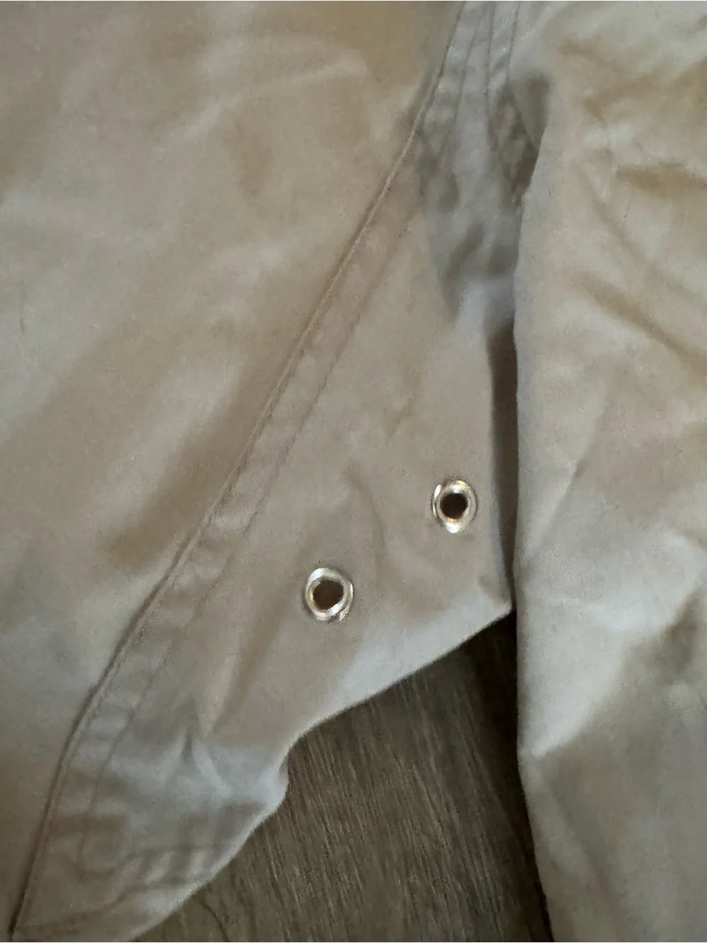 Vintage Pierre Cardin Cream Bomber Jacket with Teal Trim